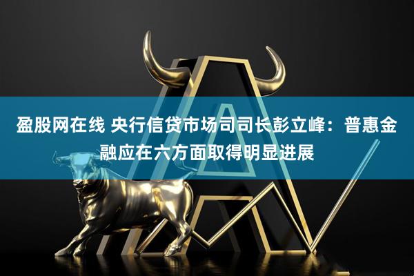 盈股网在线 央行信贷市场司司长彭立峰：普惠金融应在六方面取得明显进展